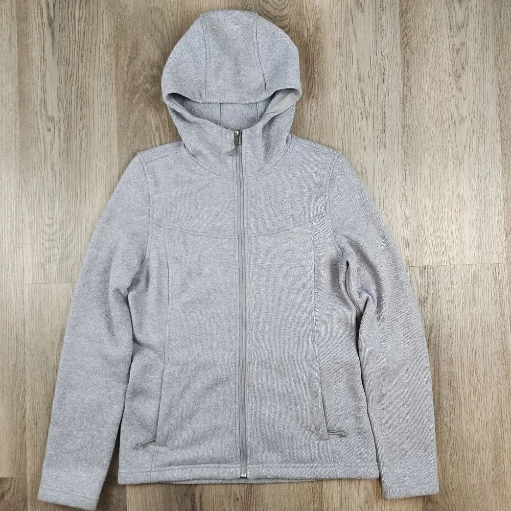 The North Face Fleece Full Zip Hooded Jacket size S